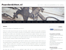 Tablet Screenshot of paardenbitten.nl